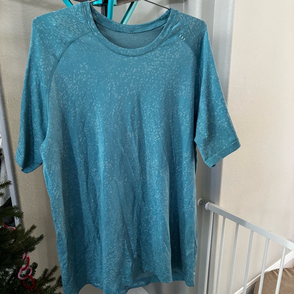 Lululemon metal vent tech Blue Short Sleeve